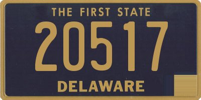 DE license plate 20517