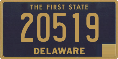 DE license plate 20519