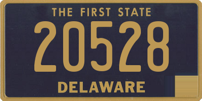 DE license plate 20528