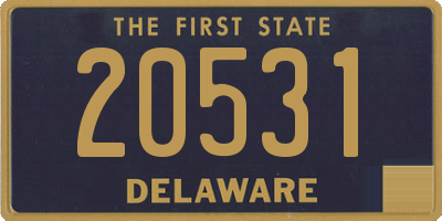 DE license plate 20531