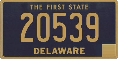 DE license plate 20539