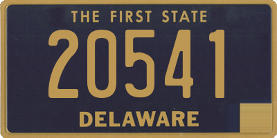 DE license plate 20541