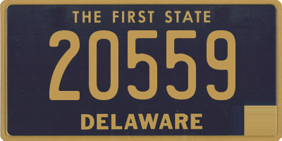 DE license plate 20559