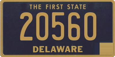 DE license plate 20560