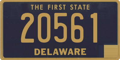 DE license plate 20561