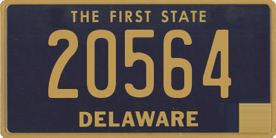 DE license plate 20564