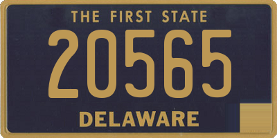 DE license plate 20565