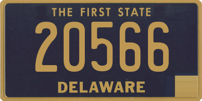 DE license plate 20566