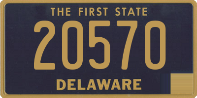 DE license plate 20570