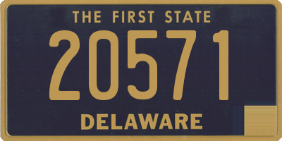 DE license plate 20571