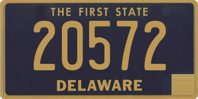 DE license plate 20572