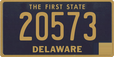 DE license plate 20573