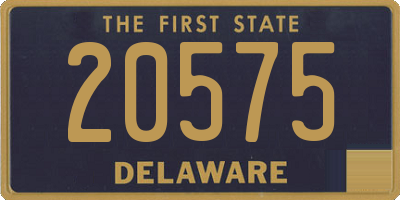 DE license plate 20575