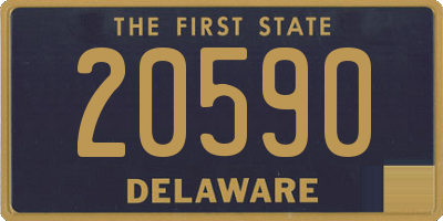 DE license plate 20590