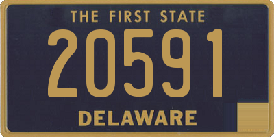 DE license plate 20591