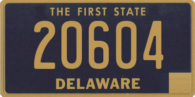 DE license plate 20604