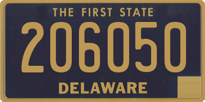 DE license plate 206050