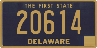 DE license plate 20614