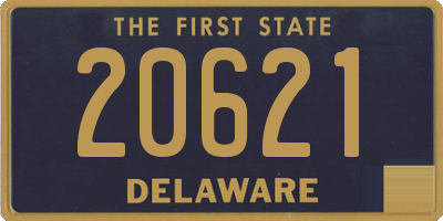 DE license plate 20621