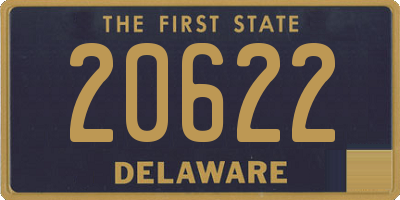 DE license plate 20622