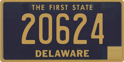 DE license plate 20624