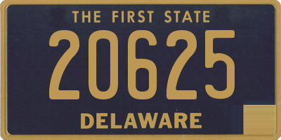 DE license plate 20625