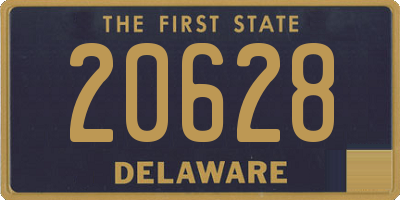 DE license plate 20628