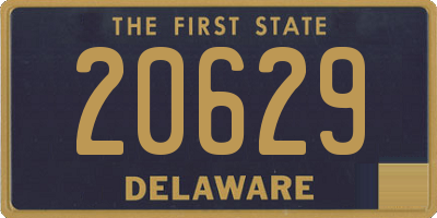 DE license plate 20629