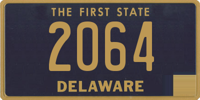 DE license plate 2064