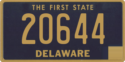 DE license plate 20644