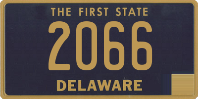 DE license plate 2066
