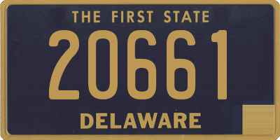 DE license plate 20661