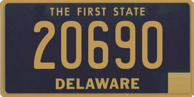 DE license plate 20690