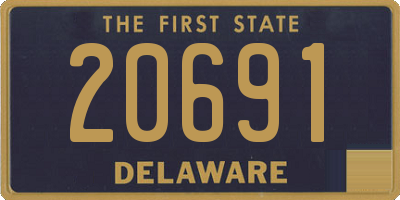 DE license plate 20691