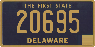 DE license plate 20695