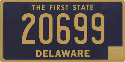 DE license plate 20699