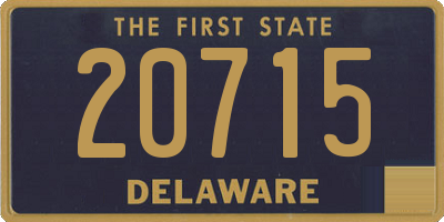 DE license plate 20715