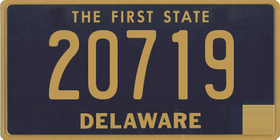 DE license plate 20719