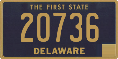 DE license plate 20736