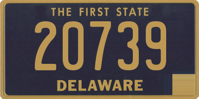 DE license plate 20739