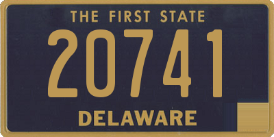 DE license plate 20741