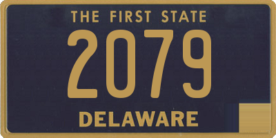 DE license plate 2079
