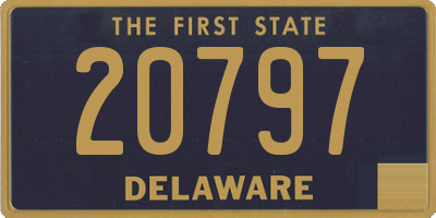 DE license plate 20797