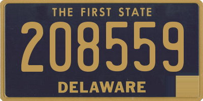 DE license plate 208559