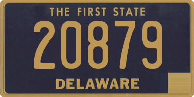 DE license plate 20879