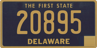 DE license plate 20895