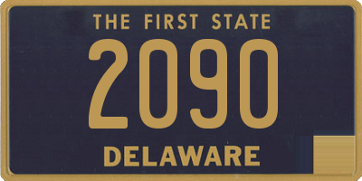 DE license plate 2090
