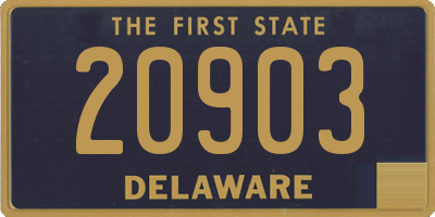 DE license plate 20903