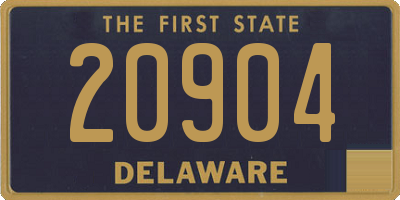 DE license plate 20904