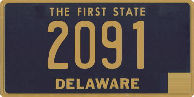 DE license plate 2091